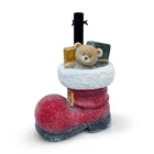 Kép 2/4 - Karácsonyfatalp - csizma - műkő - 35,5 x 22,4 x 45,5 cm