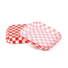 Kép 2/4 - Air fryer sütőpapír (olaj nélküli sütőhöz, kockás, négyzet, 20 cm - 50 db / csomag)