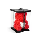 Kép 2/2 - Rózsamaci - Piros - 25 cm