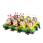 Kép 3/3 - Szolár állatfigurák lábbal - 2 féle méhecske - 2 fehér LED - 10 x 8,5 x 26 cm