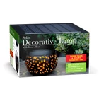 Kép 3/3 - Szolár dekor lámpa - lángeffekttel - 12 sárga LED - 15 x 15 x 11 cm