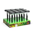 Kép 3/3 - Leszúrható szolár lámpa - 1 + 1 melegfehér / RGB SMD LED - fekete - 53 x 11,4 cm