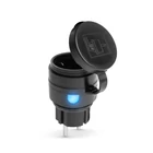 Kép 2/3 - Smart Wi-Fi-s, kültéri konnektor dugalj - IPX4 - Amazon Alexa, Google Home, Siri, IFTTT