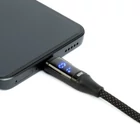 Kép 3/4 - Adatkábel - Type-C / Type-C - teljesítmény kijelzéssel - fekete - 1 m - 3 A - 60W