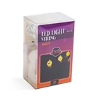 Kép 3/3 - Halloween-i LED-es fényfüzér - szellem - 10 LED - 2 x AA - 0,9 m