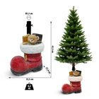 Kép 3/4 - Karácsonyfatalp - csizma - műkő - 35,5 x 22,4 x 45,5 cm