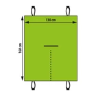 Kép 3/3 - Ülésvédő huzat háziállatoknak - fekete - 130 x 160 cm