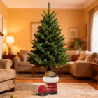 Kép 4/4 - Karácsonyfatalp - csizma - műkő - 35,5 x 22,4 x 45,5 cm