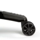 Kép 4/4 - Gamer szék párnával (szürle/fekete/piros, 84 x 52 / 48 x 50 cm)