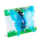 Kép 6/8 - Szolár lámpa - leszúrható / függeszthető - pillangó - többféle - 12 x 6 x 21,5 cm - 4 LED