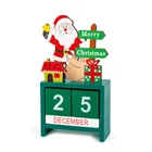 Kép 5/9 - Karácsonyi naptár - MDF - 13,5 x 7 x 3,5 cm - 3 féle