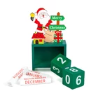 Kép 6/9 - Karácsonyi naptár - MDF - 13,5 x 7 x 3,5 cm - 3 féle