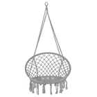 Kép 3/3 - Függőszék, függőhinta, szürke