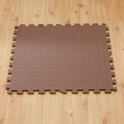 Kép 3/3 - 4db-os habszivacs szőnyeg gyerekeknek (60x60cm) barna