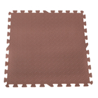 Kép 1/3 - 4db-os habszivacs szőnyeg gyerekeknek (60x60cm) barna