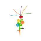 Kép 2/7 - Vízpermetező kerti locsolófej (virág)
