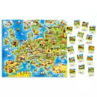 Kép 1/2 - 180 db-os oktató puzzle (Európa térképe)