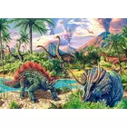 Kép 1/2 - CASTORLAND Puzzle 120db Dinoszauruszok a vulkánoknál
