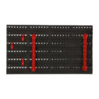 Kép 9/10 - Műhely szervező fali szerszámtábla - polcok, tartók, kampók, akasztók, konténerek 48x21x1 cm