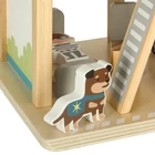 Kép 5/7 - Fából készült rendőrőrs + helikopter, rendőrautó