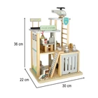 Kép 7/7 - Fából készült rendőrőrs + helikopter, rendőrautó