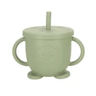 Kép 3/11 - Szilikon étkészlet gyerekeknek, bagoly mintás