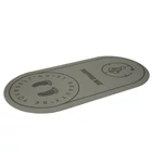 Kép 5/8 - Jóga szőnyeg 127x63x0,6 cm fekete