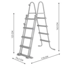 Kép 5/6 - Biztonsági medencelétra 122 cm - BESTWAY 58331