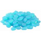 100db fluoreszkáló díszkövek - kék