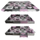 Szivacs puzzle szőnyeg - 16 db
