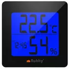 Kép 1/8 - Digitális LCD kijelzős páratartalom- és hőmérő ébresztőórával