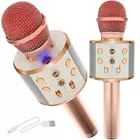 Kép 1/10 - Izoxis karaoke mikrofon - rózsaarany