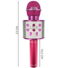 Kép 7/9 - Izoxis karaoke mikrofon - pink