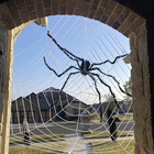 Kép 10/16 - Malatec hatalmas pók dekoráció 90 cm