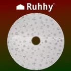 Kép 2/9 - Ruhhy karácsonyfa alátét hópelyhes 120 cm