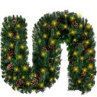 Kép 1/11 - Ruhhy műfenyő girland 2.7 m LED fényekkel