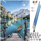 Kép 1/10 - Számfestő fa rámával, Kanada - 40x50