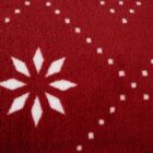 Kép 2/9 - Puha meleg takaró párnahuzattal piros színben, téli motívummal 1.6x2m