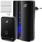 Kép 1/11 - Malatec fekete vezeték nélküli csengő