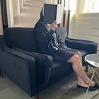 Kép 11/13 - XXL plüss pulóver fekete 