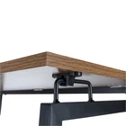 Kép 4/9 - Összecsukható íróasztal, barna