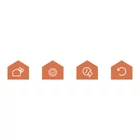 Kép 7/9 - Összecsukható íróasztal, barna