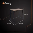 Kép 2/9 - Összecsukható íróasztal, barna