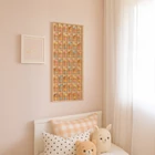 Kép 5/12 - Fa polc játékoknak 54 rekesszel