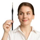 Kép 10/10 - Festőecset készlet tartóval, 5db