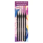 Kép 2/10 - Festőecset készlet tartóval, 5db