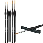 Kép 6/10 - Festőecset készlet tartóval, 5db