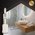 Kép 4/7 - Szilikon fürdőszobai kefe - Fehér