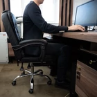 Kép 15/15 - Irodai szék lábtartóval - fekete