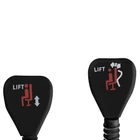 Kép 9/15 - Irodai szék lábtartóval - fekete